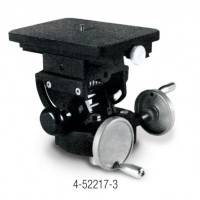 Quickset 4-52217-3C Hercules Instrument Geared Head, 3/8-16 Screw, 9x6 Instr.Plt., Load cap. 50 lbs/23 kg