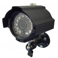 Color Bullet Day/Night Camera With IR LEDs - Black Housing