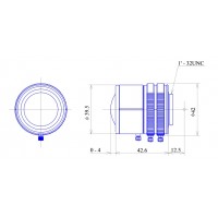 1/3-inch 2.5-6mm F1.4-16 Manual Iris Lens