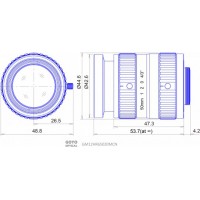 12 MP 4/3" Fixed-Focal 50mm