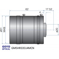 2/3-inch Format Ultra-High Resolution 5 Megapixel Lens