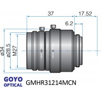 1/2-inch - 2/3-inch Format High Resolution Megapixel Lens